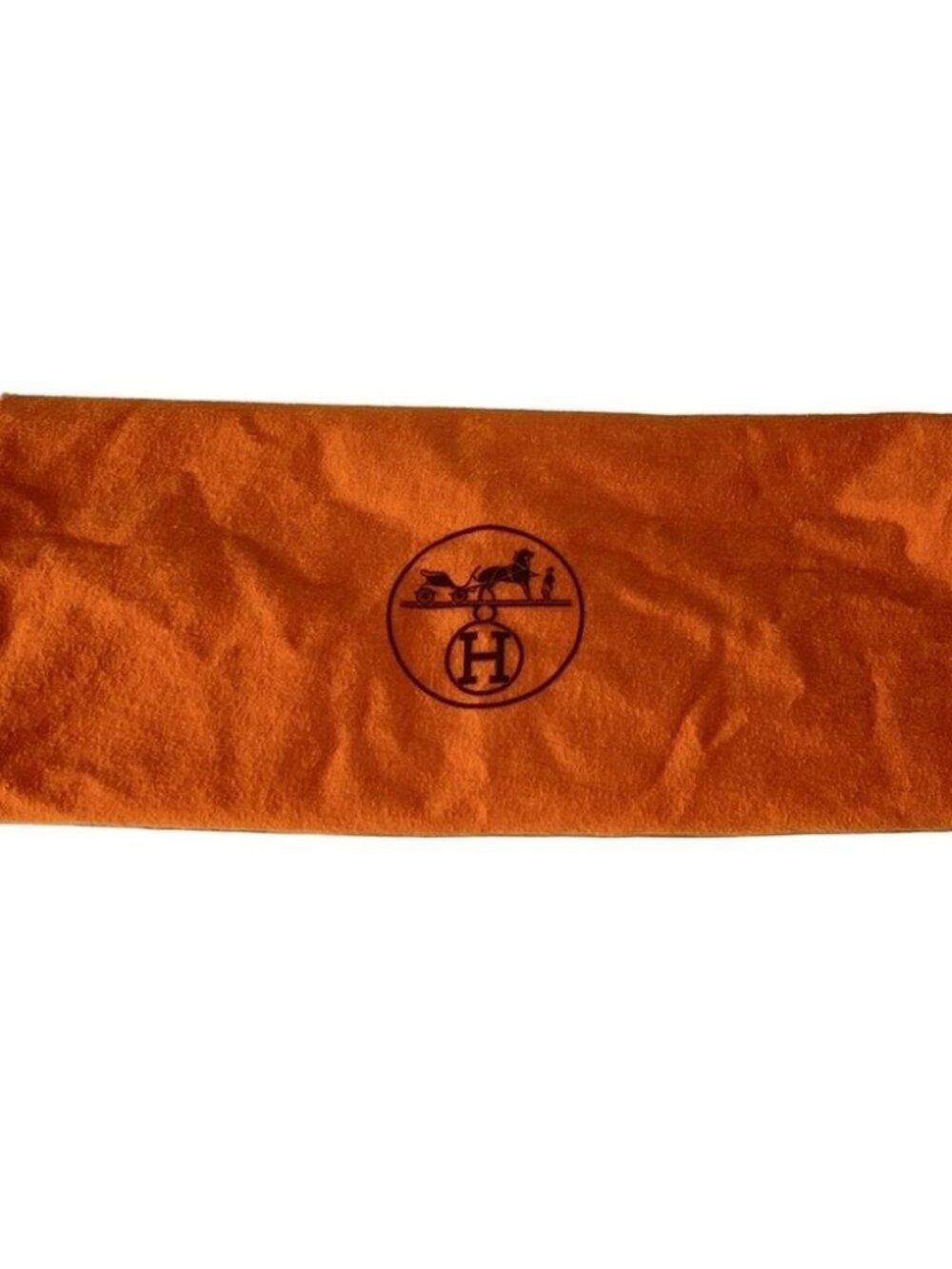 HERMES Trim 31 Cream Dark Brown Toile H Leather Square F Shoulder Bag - Picture 14 of 15